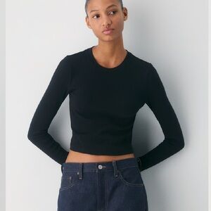 TNA Black Long Sleeve Tee